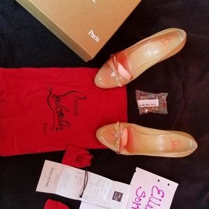 Christian Louboutin Size 41 Nude Vinodo 85mm pump